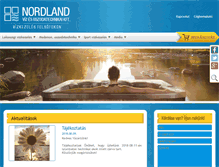 Tablet Screenshot of nordland.hu